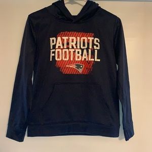 Youth Patriots Football Hooded Sweatshirt